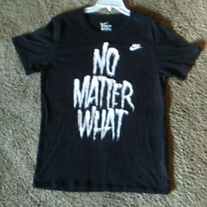 The Nike tee athletic cut .